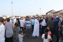 بالصور: انطلاق حافلة الفوج الأول من حجاج مدينة يافا إلى الديار الحجازية 